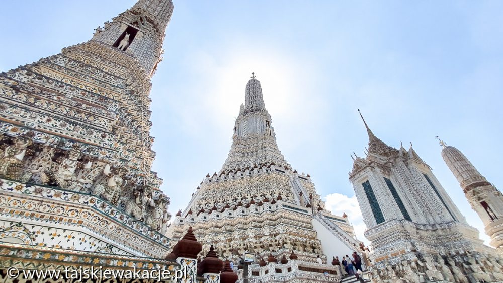 Bangkok zwiedzanie Świątynia Świtu Wat Arun