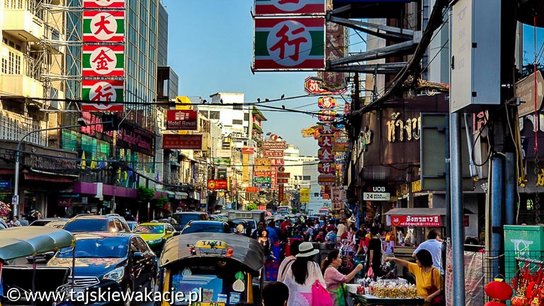 China Town w Bangkoku z polskim przewodnikiem